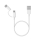 Kabel XIAOMI micro-USB/USB-C 30cm bialy